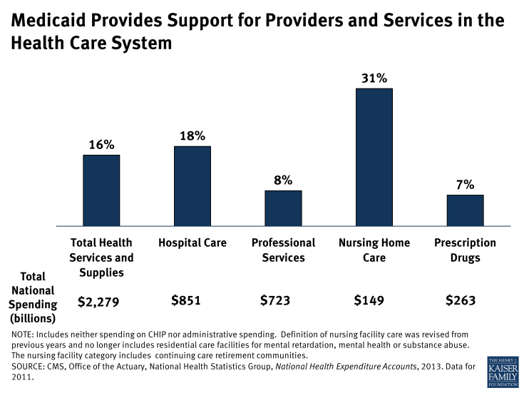 Medicaid Provides Support for Providers and Services in the Health Care System