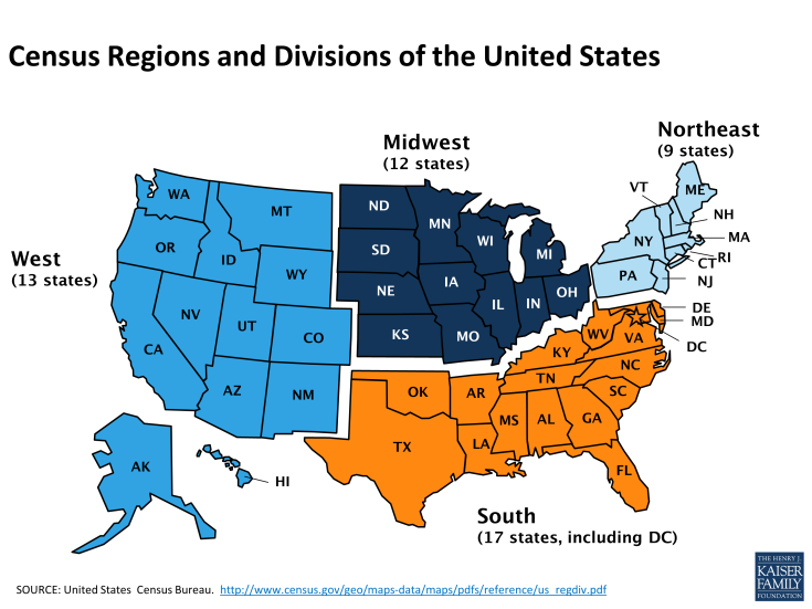 Census Regions and Divisions of the United States