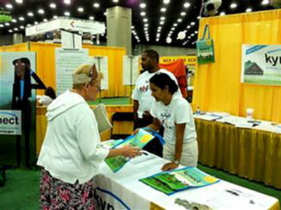 Figure 4: Kynect Informational Booth at the State Fair