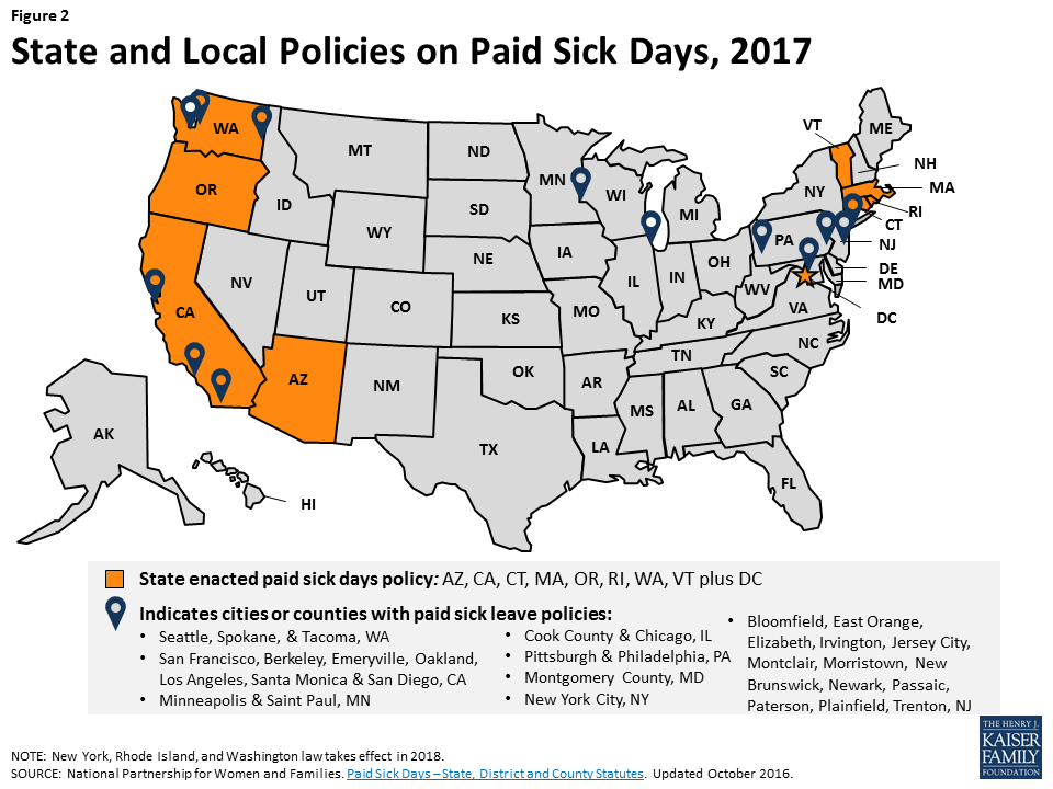 2017 Federal Leave Chart