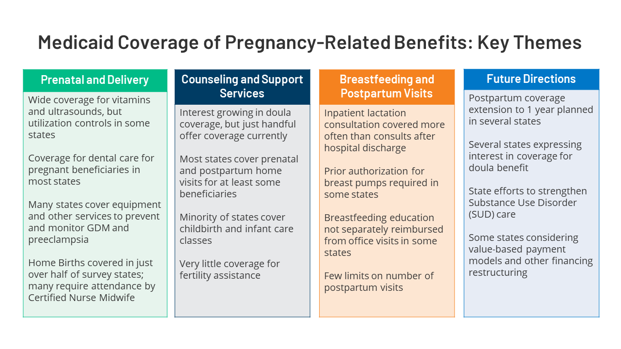 Medicaid Coverage of Pregnancy-Related Services: Findings from a 2021 State  Survey