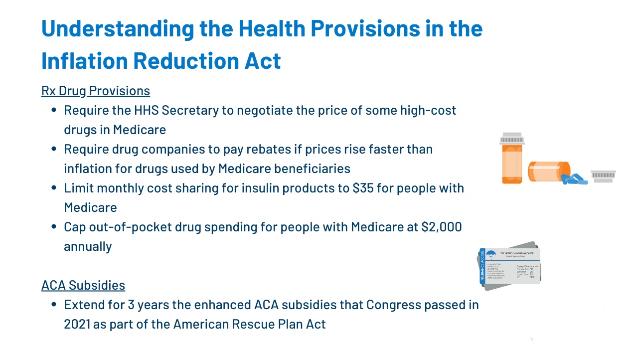 Understanding the Health Provisions in the Inflation Reduction Act KFF