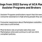 2022 Survey of ACA Marketplace Assister Programs and Brokers