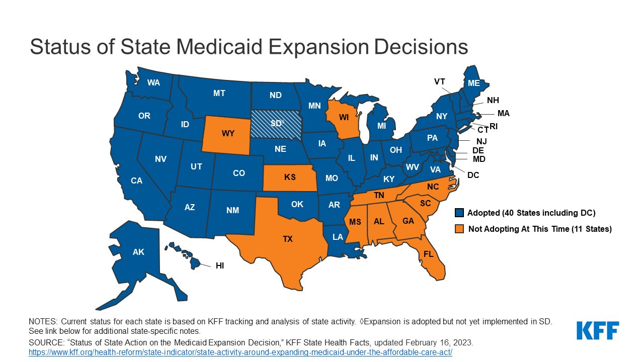 Status of State Medicaid Expansion Decisions Interactive Map KFF