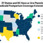 Postpartum Individuals Are at Risk of Losing Medicaid Durin... Continuous Enrollment Provision, Especially
in Certain States