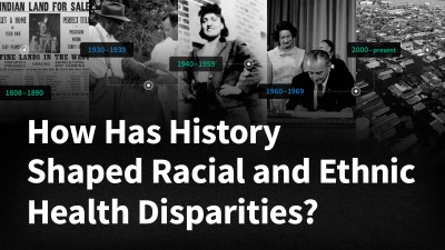 How has history shaped racial and ethnic health disparities?