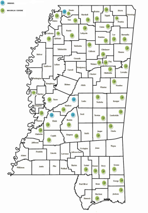 Map: Where Insurance Options May Be Lacking In Mississippi Marketplace