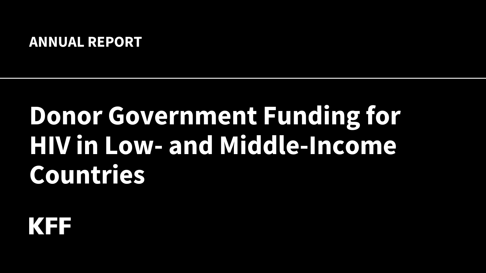 Donor Government Funding – HIV | KFF