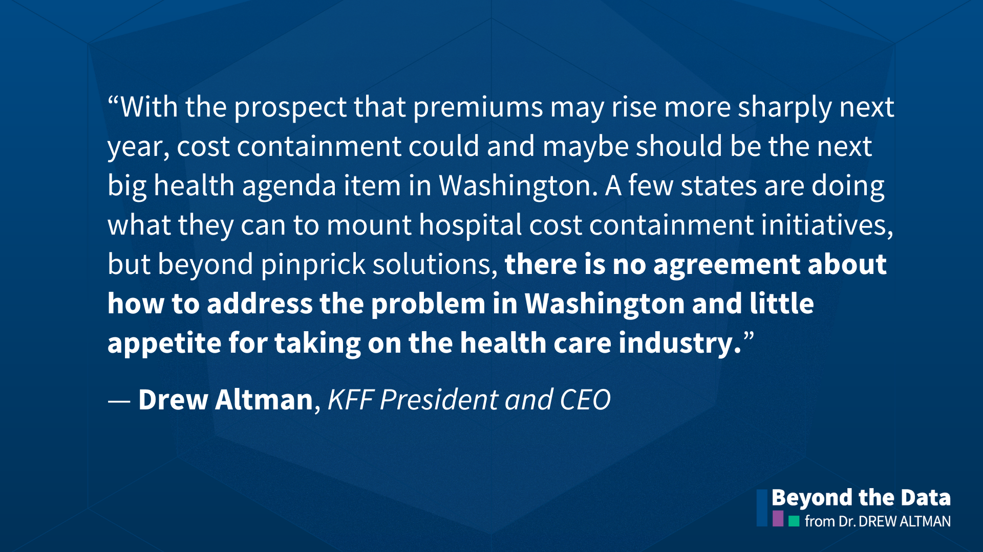 The Semi-Sad Prospects for Controlling Employer Health Care Costs