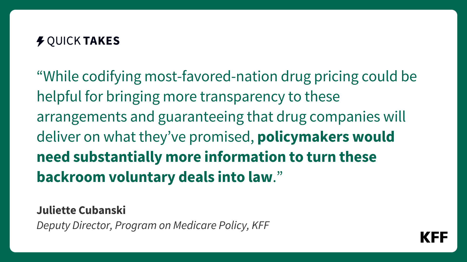 President Trump Proposes Codifying MFN Drug Pricing Deals But Key Details  Are Missing | KFF Quick Takes