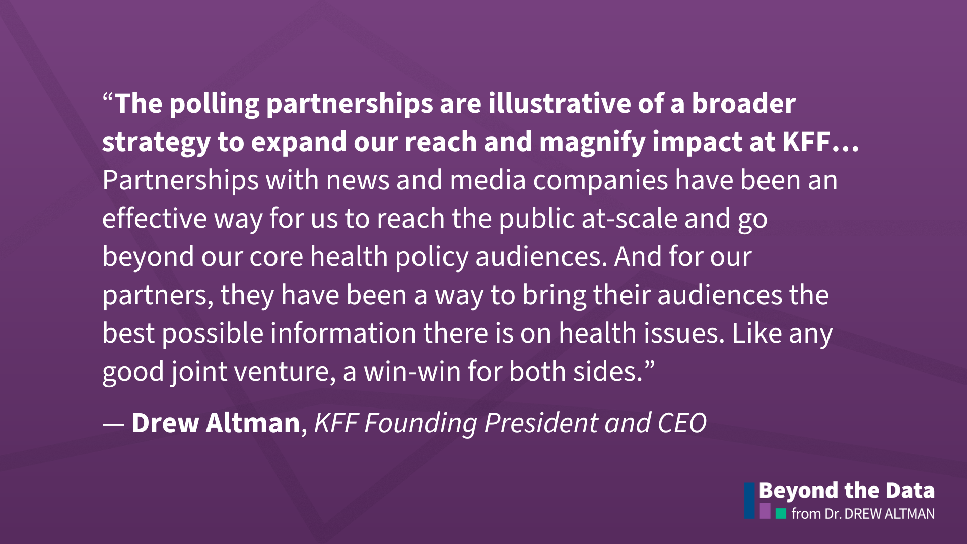 Untold KFF History Volume 4: Polling Partnerships with News Organizations