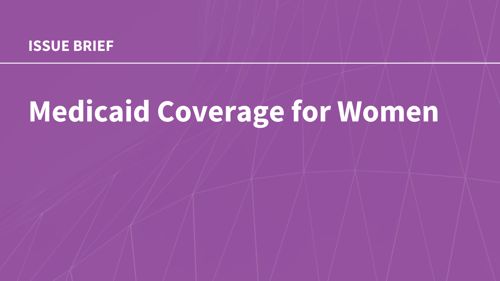 Medicaid Coverage for Women